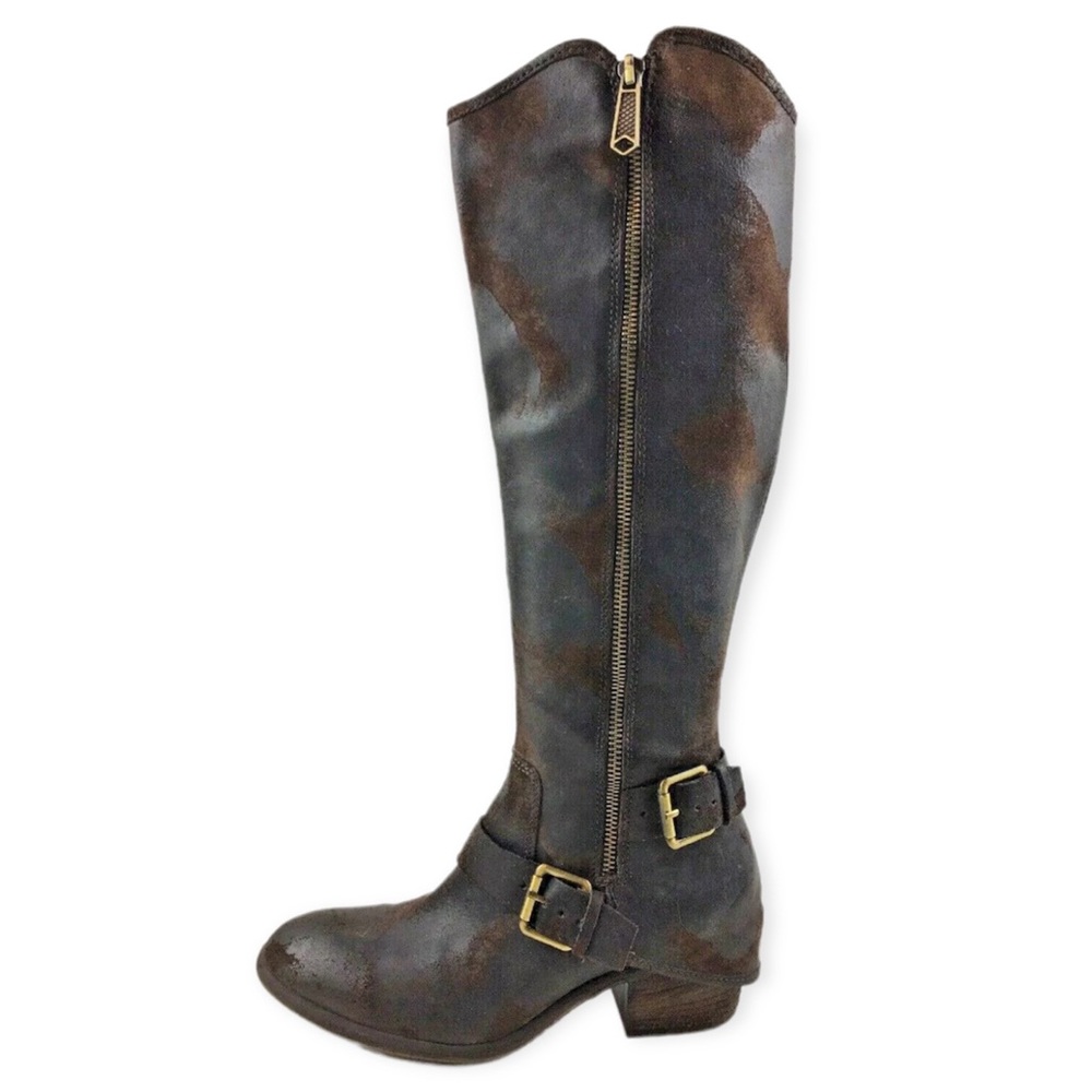 Donald J Pliner Dela Vintage Suede Riding Boot Size 6